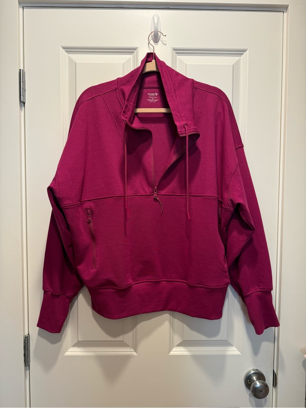 Old navy xxl Women’s Half-Zip Pullover - Berry